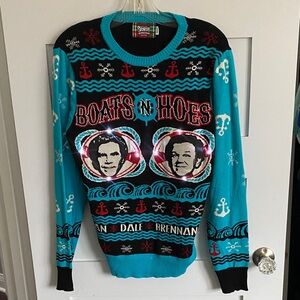 New w Tag Stepbrothers Lighted Christmas Sweater Small